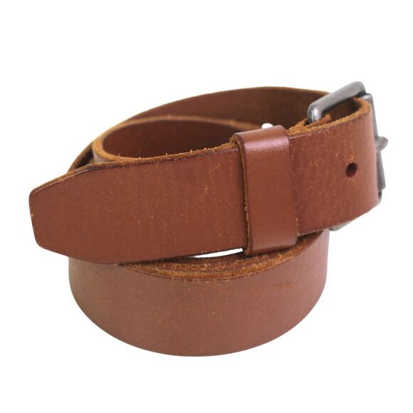 J. CREW SADDLE BROWN GENUINE LEATHER 1 1/4"Wd CASUAL DRESS MEN'S BELT Sz 34 (R14 - Picture 6 of 15